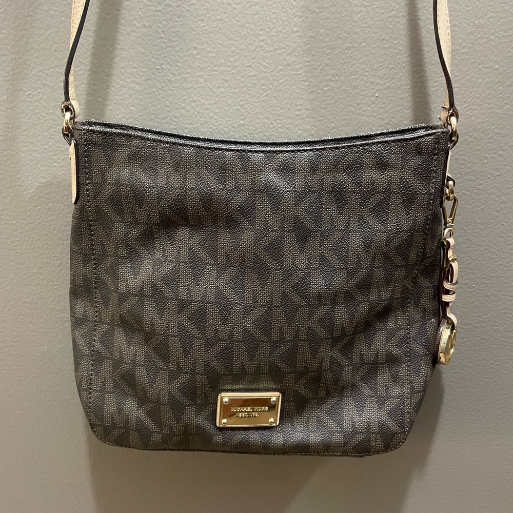 Michael Kors Brown Signature Crossbody Bag